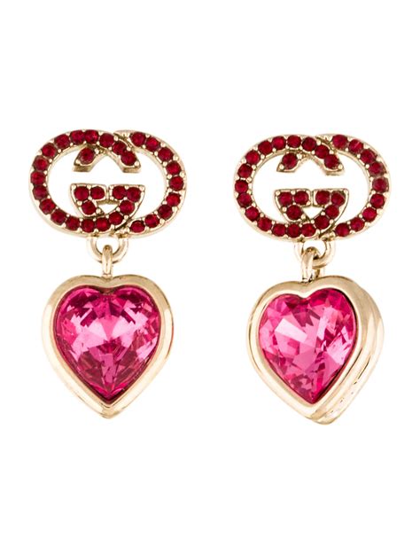 gucci earing hearts|gucci heart earrings beaverbrooks.